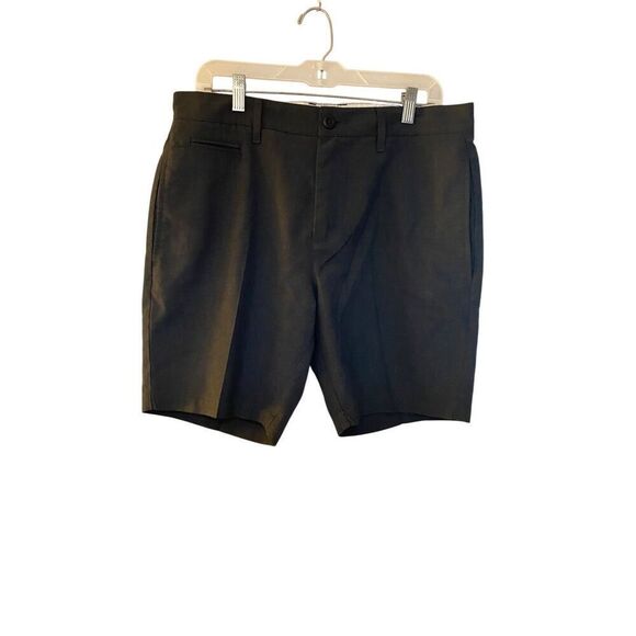 Rvca men’s gray nature, X industry flat front shorts, size 33 - Picture 1 of 5